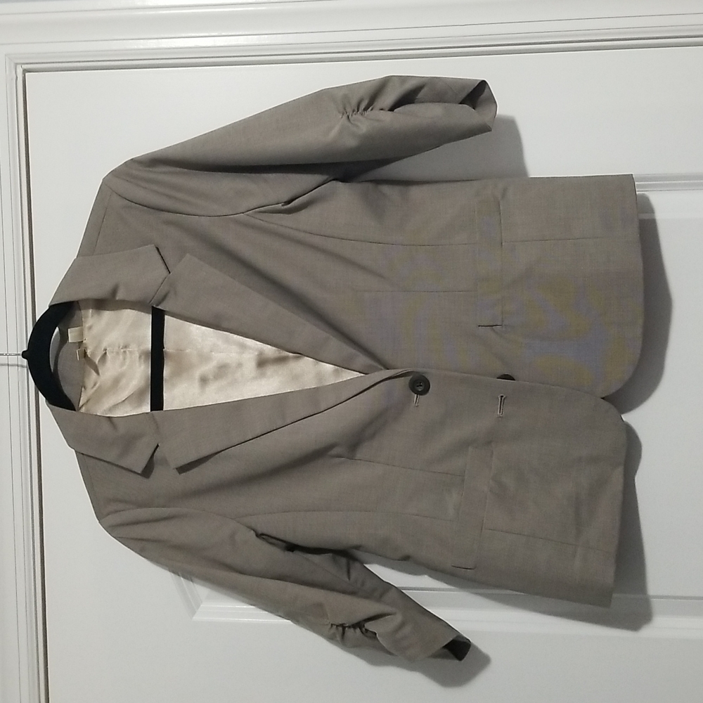 Grey Structured Blazer